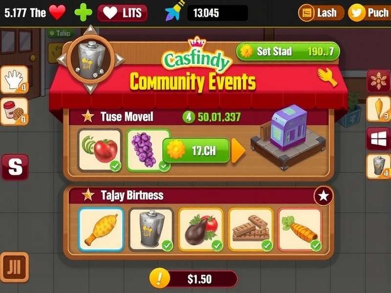 Shopping Sovereign Food Frenzy Game Interface